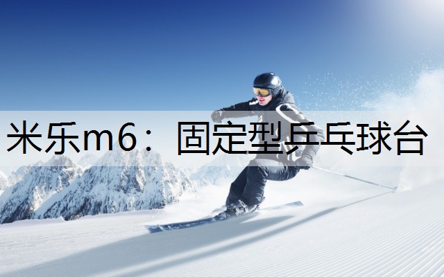 米乐m6：固定型乒乓球台